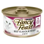 Fancy Feast Pate Beef, Wet Cat Food 85g, 85 g