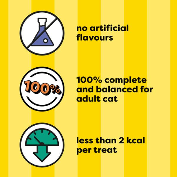 Temptations Adult Cat Treats Hearty Beef Flavour 85 g