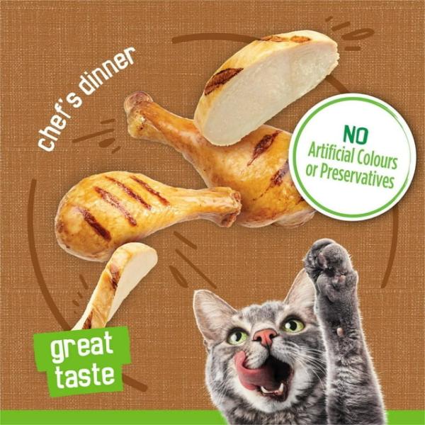 Friskies Pate Chef's Dinner, Wet Cat Food 156g, 156 g