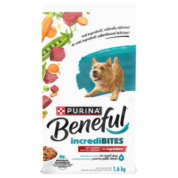 Beneful Incredibites Dry Dog Food Real Beef 1.6 kg