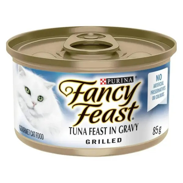 Fancy Feast Grilled Tuna in Gravy, Wet Cat Food 85g, 85 g