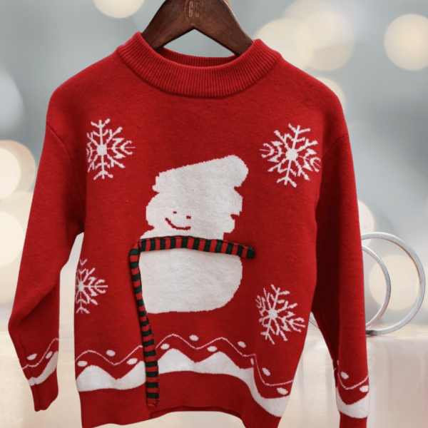 Toddler Christmas Sweater Boy Girl Knitted Sweatshirt Pullover Tops Xmas Holiday Long Sleeve Fall Winter Outfits