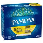 Tampax Cardboard Applicator Tampons Regular Unscented 20 Count