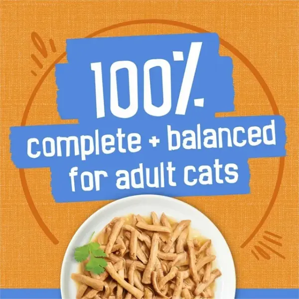 Friskies Shredded Chicken in Gravy, Wet Cat Food 156g, 156 g