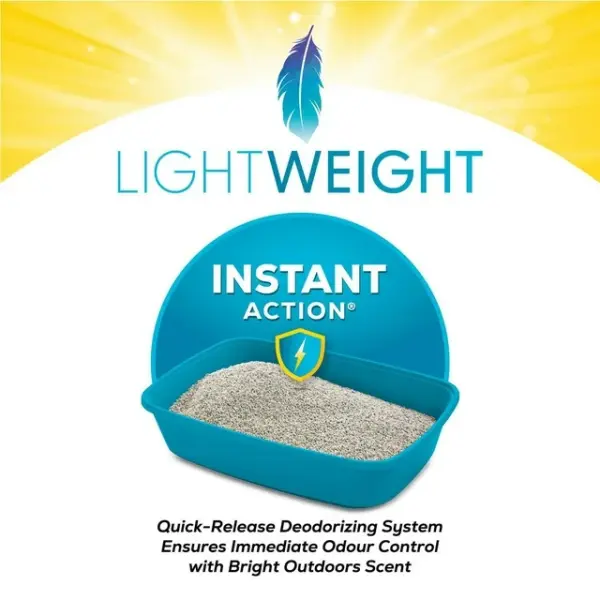 Tidy Cats LightWeight Instant Action Multi-Cat, Clumping Cat Litter 2.72 kg, 2.72 kg