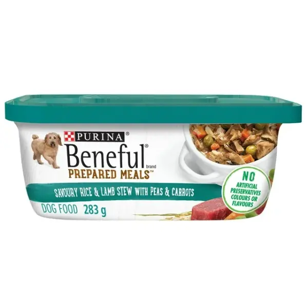 Beneful Prepared Meals Savoury Rice & Lamb Stew, Wet Dog Food 283 g, 283 g