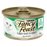Fancy Feast Sliced Turkey, Wet Cat Food 85g, 85 g
