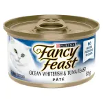 Fancy Feast Pate Ocean Whitefish & Tuna, Wet Cat Food 85g, 85 g