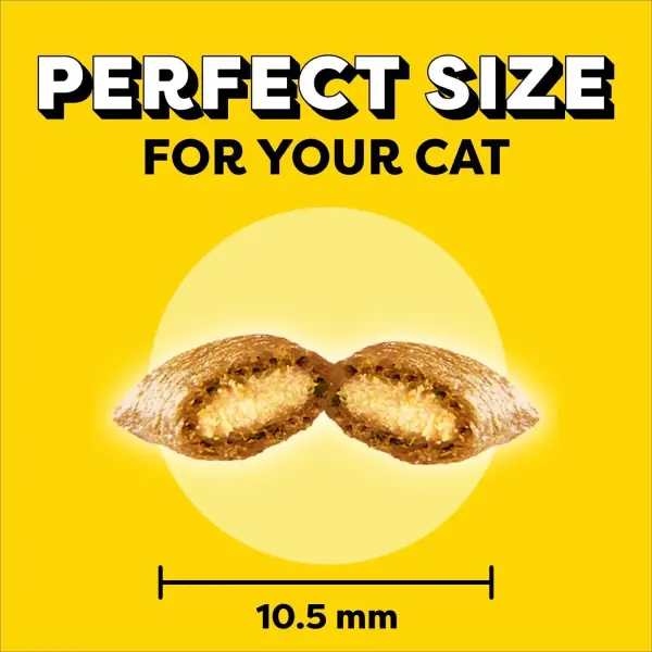 Temptations Savoury Salmon Flavour Soft & Crunchy Adult Cat Treats, 85g