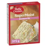 Betty Crocker Super Moist Rainbow Bit Cake Mix, 375 g