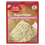 Betty Crocker Super Moist Rainbow Bit Cake Mix, 375 g