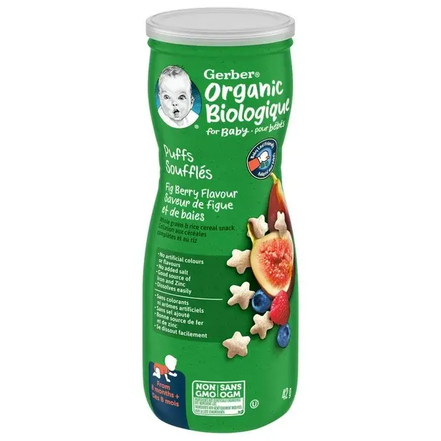 Gerber Organic Puffs - Fig Berry Baby Snacks 42g
