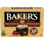 Baker's Premium Dark Chocolate Baking Bar, 170g
