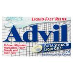 Advil Pain Relief Liquid Gels Extra Strength 24 Count