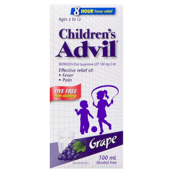 Childrens Advil - Grape 100ml