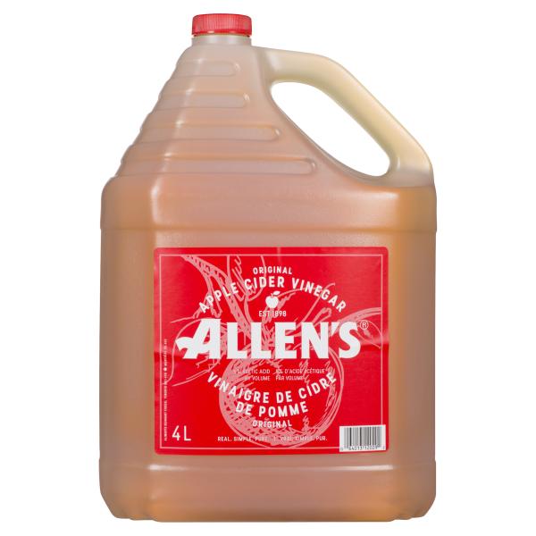 Allens Vinegar - Pure Apple Cider 4L