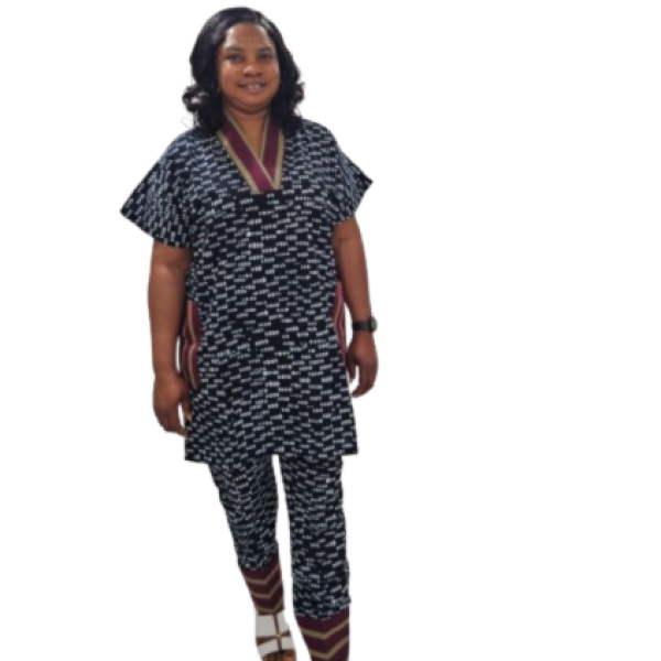 Top and Pant 2pcs Set Ankara