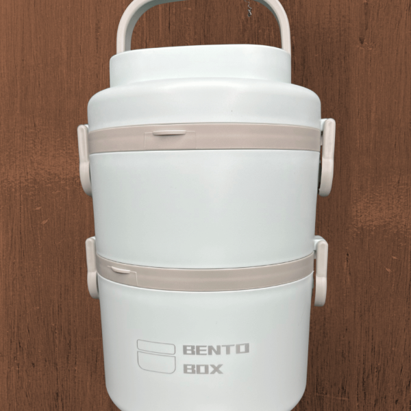 Bento Lunch Box, high quality stainless steel, two layers, thermal food container for office workers