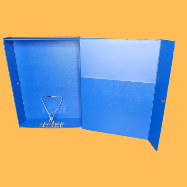 Storage File Boxes Plastic Archives cases with lid, File folder organizer document filing box for office