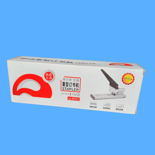 Heavy Duty Stapler, Manual office stapler, metal, jam free, for paper binding