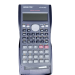 82Ms-A Scientific Calculator, Battery-Powered with 2-Line Display