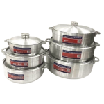 6 Pcs Cast Aluminium Cookware