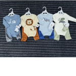 Toddler cotton Babysuit with pants and matching pair of socks