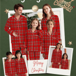 Family Matching Christmas Pajamas Set,  Holiday Sleepwear