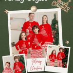 Family Matching Christmas Pajamas Set,  Holiday Sleepwear