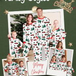 Family Matching Christmas Pajamas Set,  Holiday Sleepwear