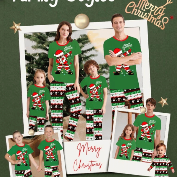 Family Matching Christmas Pajamas Set,  Holiday Sleepwear