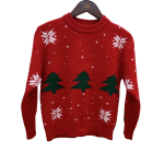 Unisex Santa Ugly Christmas Sweater - Funny Holiday Pullover for Men and Women Festive Knit Style