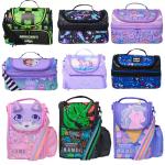 Double Decker Lunch Bag Large Tote for Boys, Girls, with Adjustable Strap