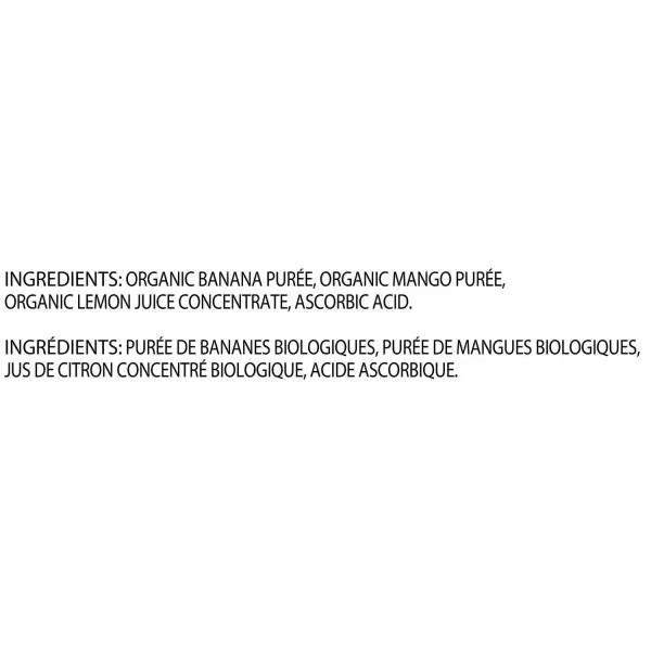 Gerber Organic Puree - Banana Mango Baby Food 128 ml