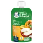 Gerber Organic Puree - Apple Peach Baby Food 128ml