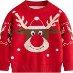 Christmas Sweater Men Women Knitted Sweatshirt Pullover Tops Xmas Holiday Long Sleeve Fall Winter Outfits