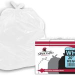 Spartano - Garbage Bags - Regular - White - 20"x22"