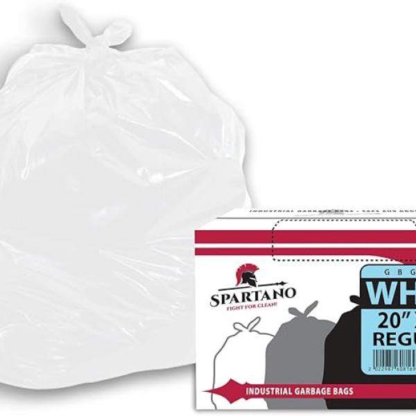 Spartano - Garbage Bags - Regular - White - 20"x22"