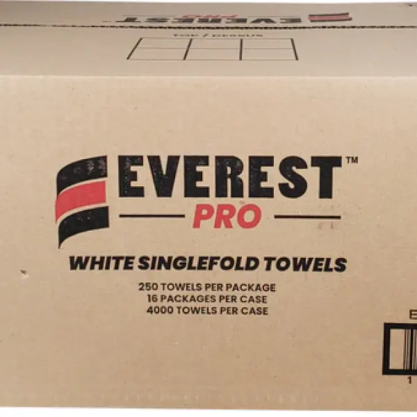Everest Pro - Paper Hand Towel - Single Fold - White - SF4000W