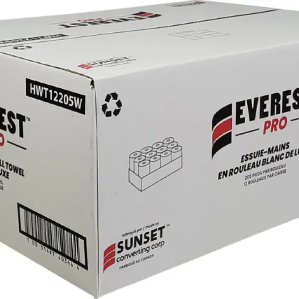 Everest Pro - White Paper Hand Towel - 205 - HWT12205W
