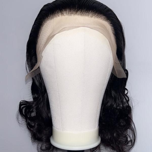 1b# Double Drawn 13*4 frontal wig 200% 16''