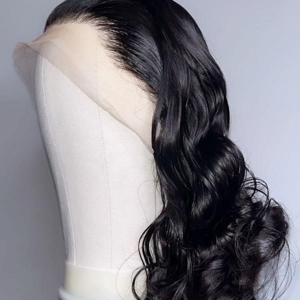 1b# Double Drawn 13*4 frontal wig 200% 16''